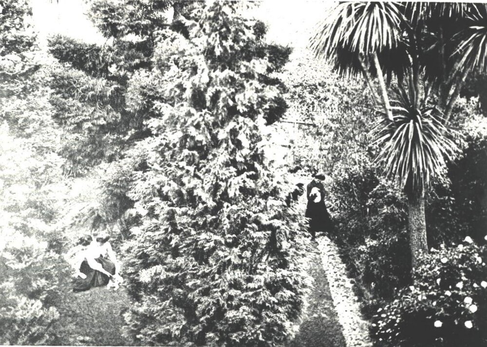 A Nook in the College Garden, c.1890
