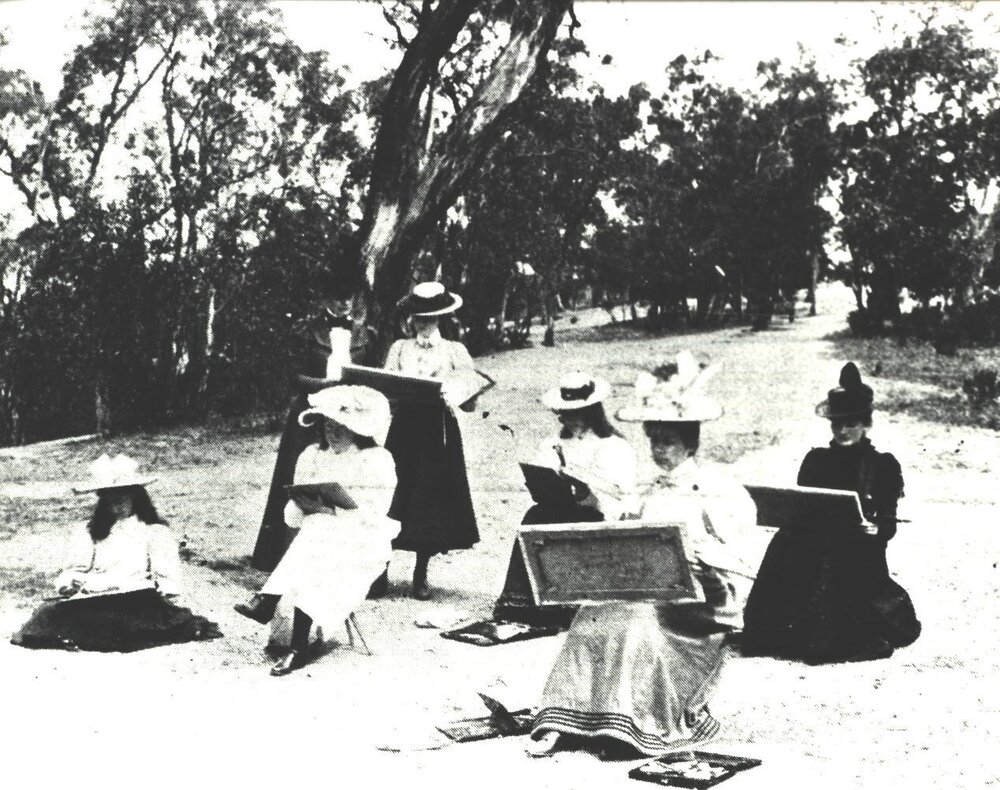 Outside Art Class, c.1890