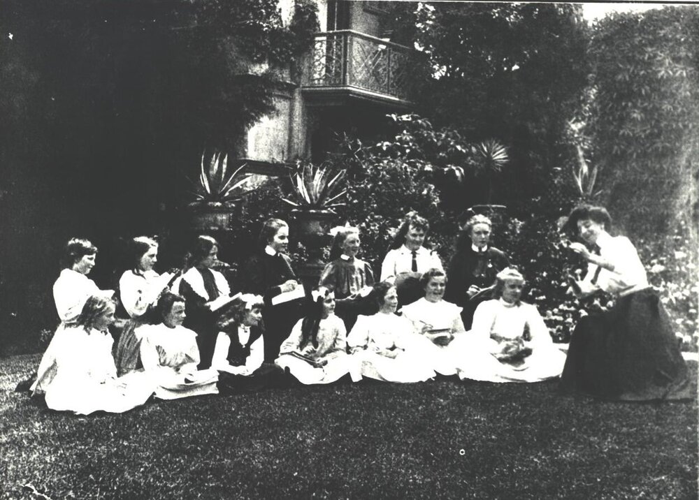 Class in the Garden, c.1890