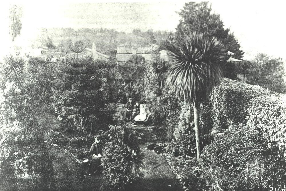 In the College Gardens, c.1890