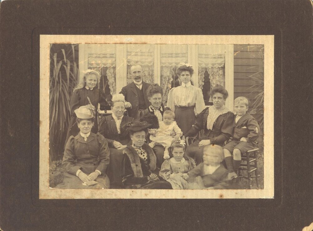 Graham and Waugh Family Portrait, c.1890