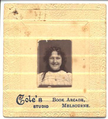 Portrait of Millie Angus, 1898