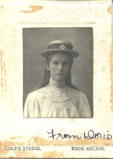 Portrait of Doris, ca1900s