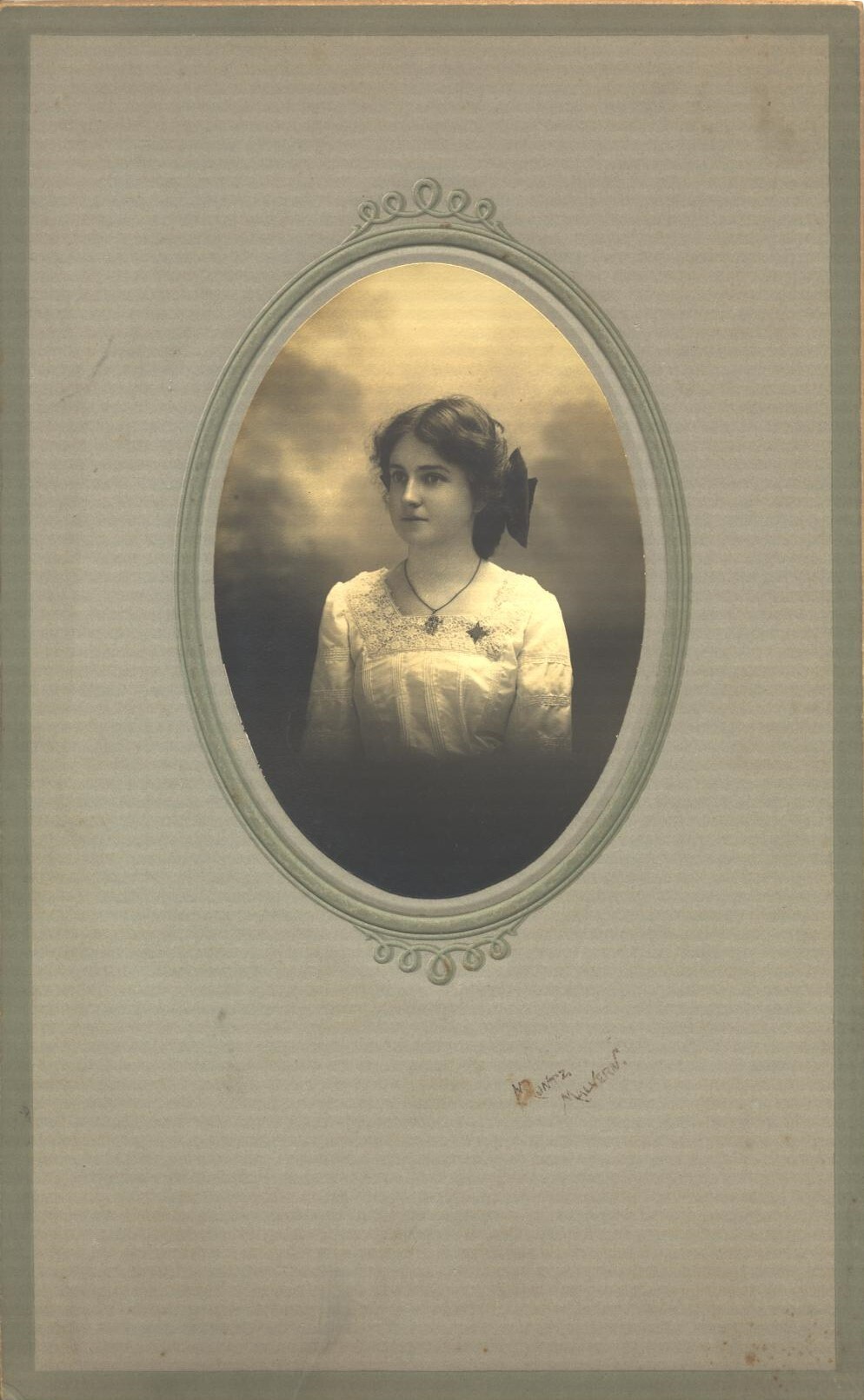 Portrait, possibly Ethel or Mary Lane, c.1910