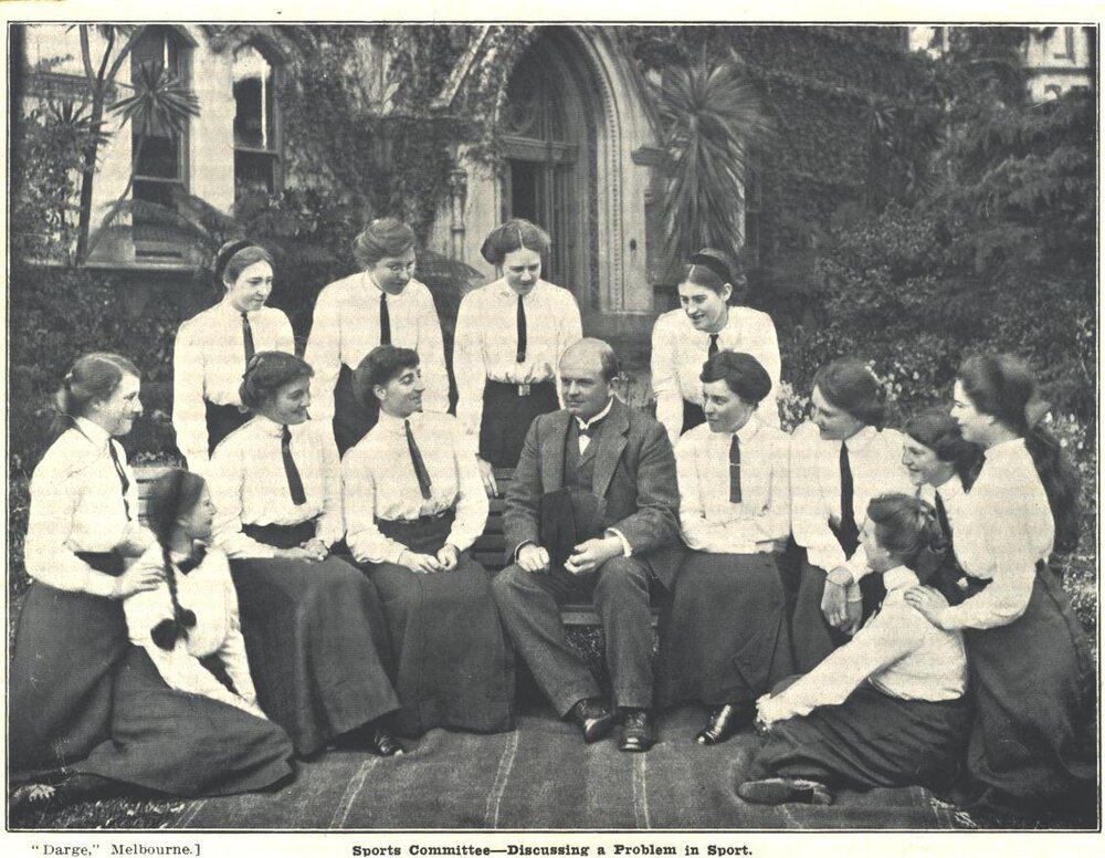 Sports Committee with Otto Krome, c.1910