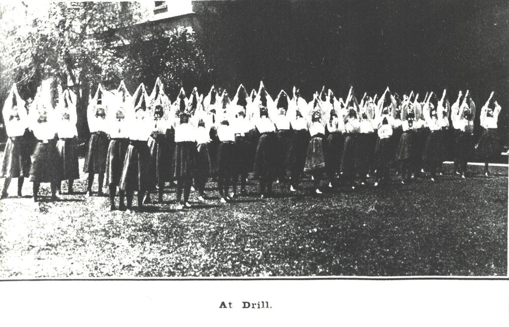 Students at Drill, c.1910