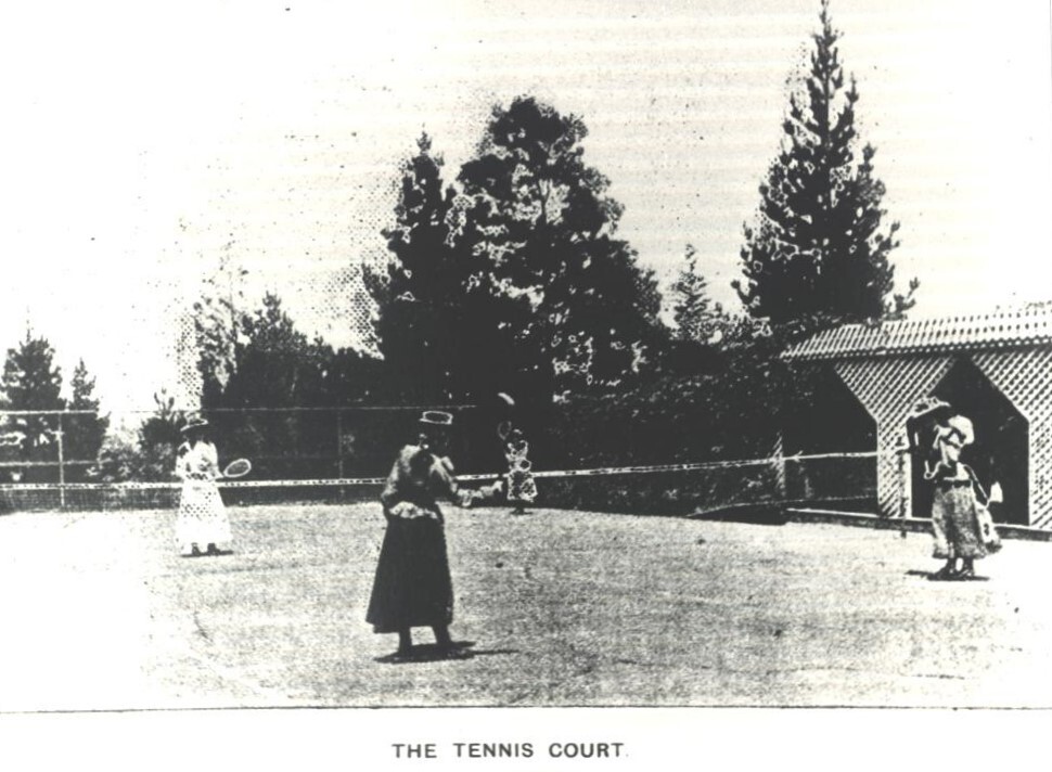 Tennis Court, c.1910