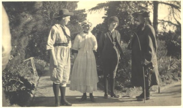 Photos of cast of "Lady Windemere's Fan," c.1914