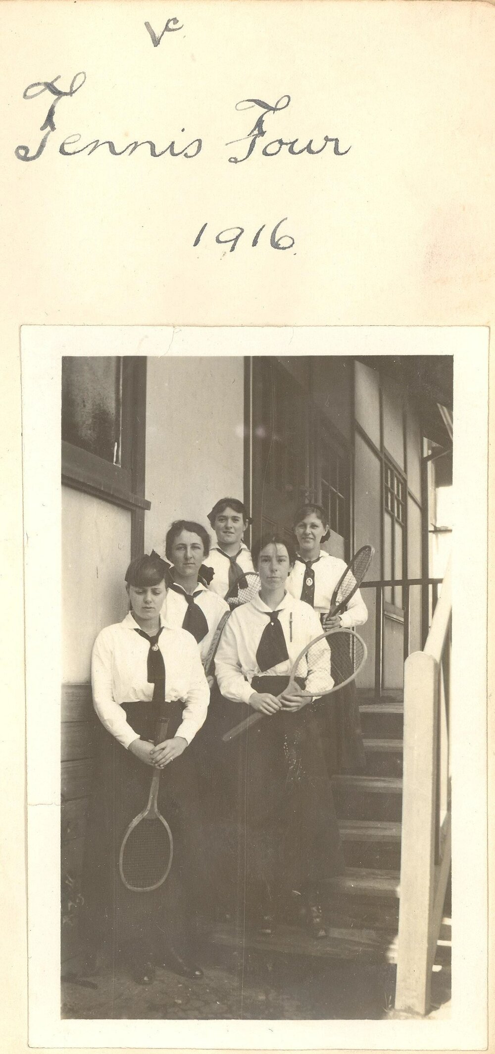 Photograph of Tennis Four, 1916