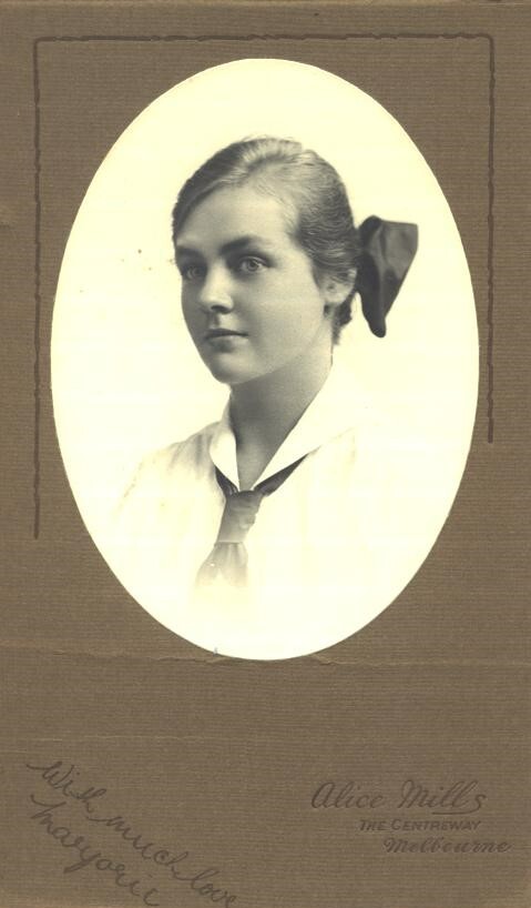 Portrait of Marjorie Thomas, c.1917