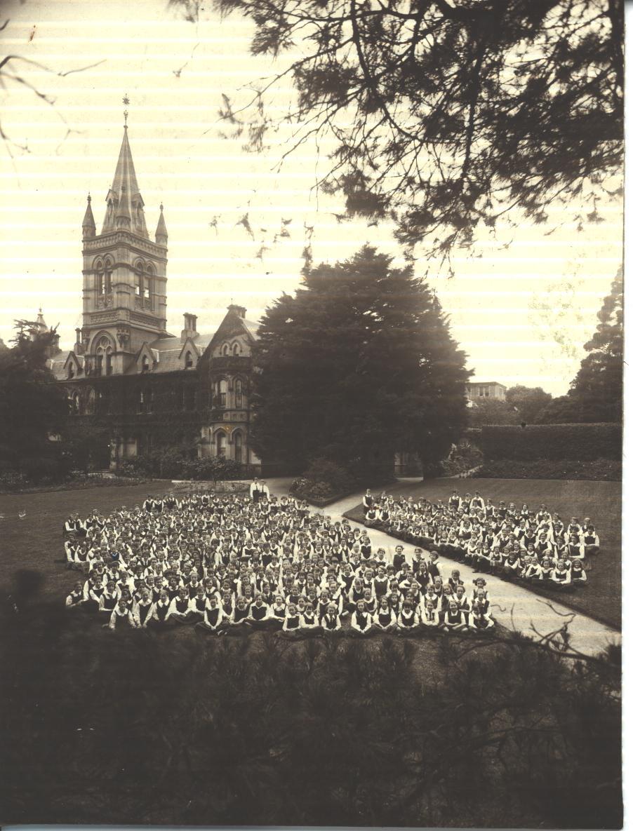 Junior School and Main Building, 1918