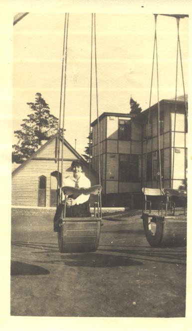 Student on Boat Swings, c.1918