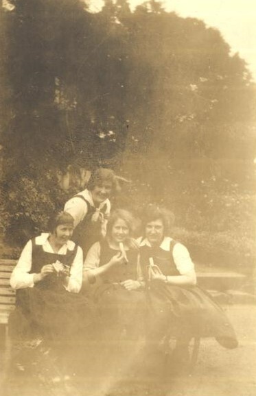 Bell Merrilees, Sylvia Jones, Isabel Gordon and Isabel Rodger, 1924