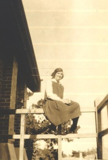 Fitchett Hall back entrance, 1924