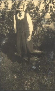 K. Hull and Unidentified Student, 1924