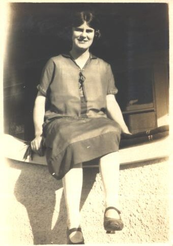 Photo of Mavis Warnock, c.1924