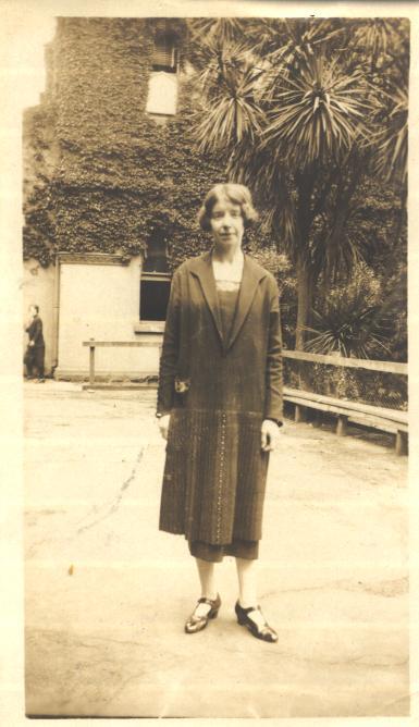 Miss Burton, Head of Business School and Shorthand Teacher, 1925