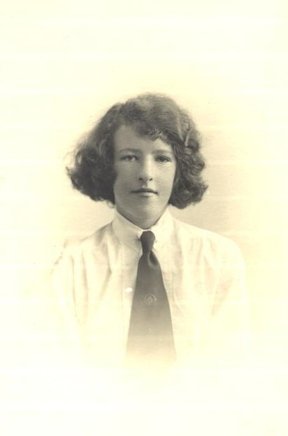 Portrait of Winsome Stuart Senior Prefect, 1925