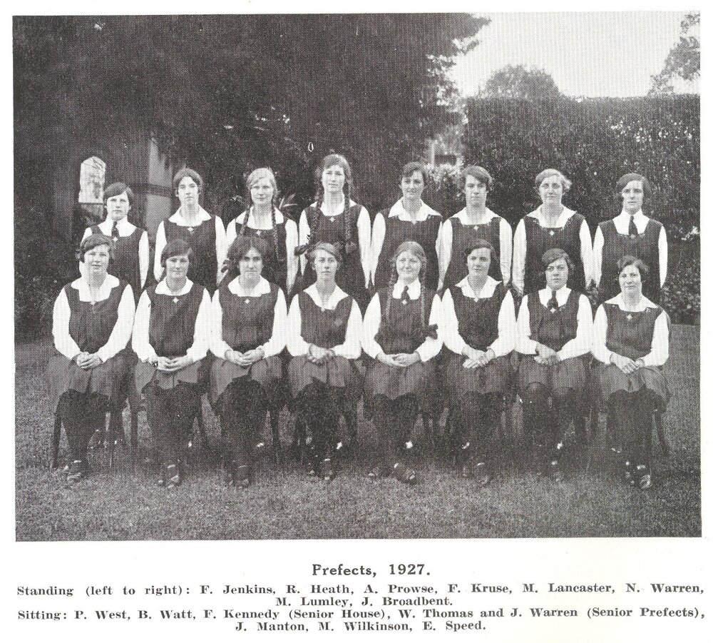Photo of Prefects, 1927