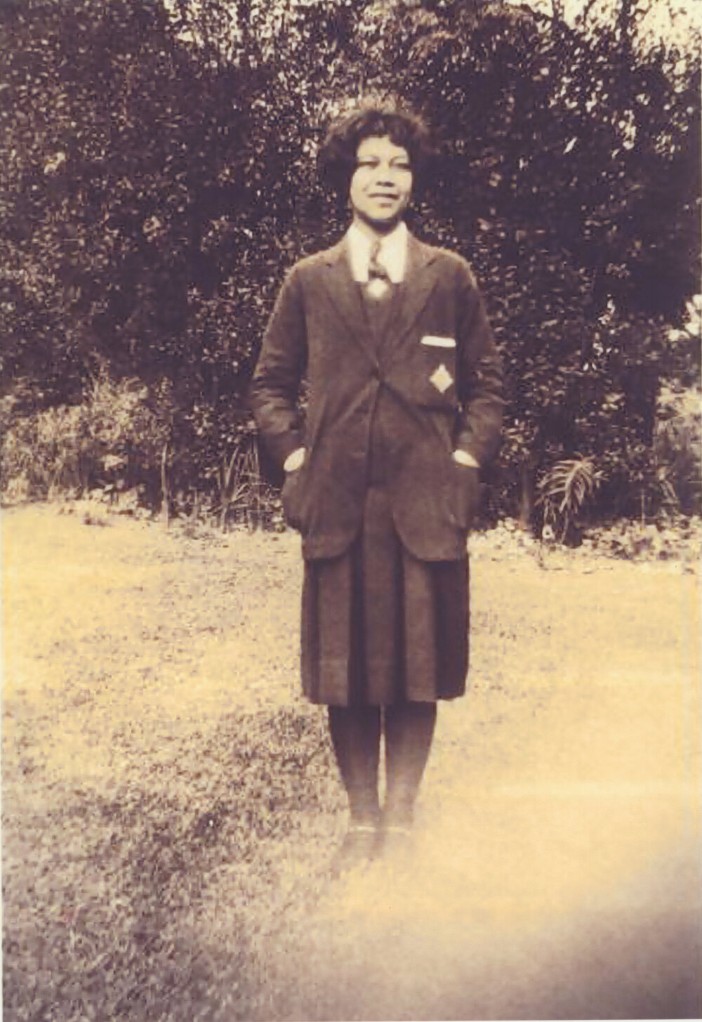 Photo of Princess Fusipala Tubou of Tonga whilst an MLC student,  likely 1928.