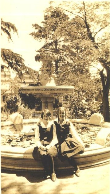 Joyce and Margaret Wookey, c.1929