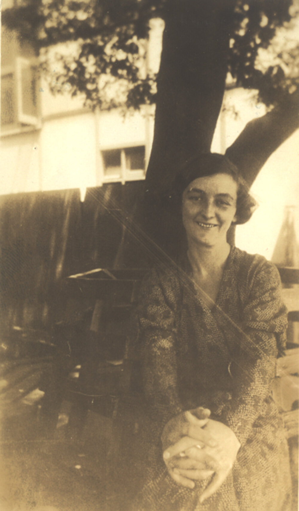 Photo of Miss Christianson  - believed to be Ellen Christensen, 1932 or 1933