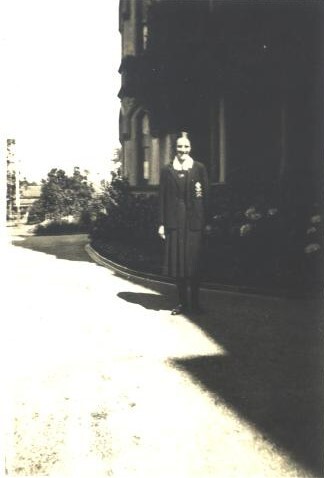 Roma in Front of School, 1934