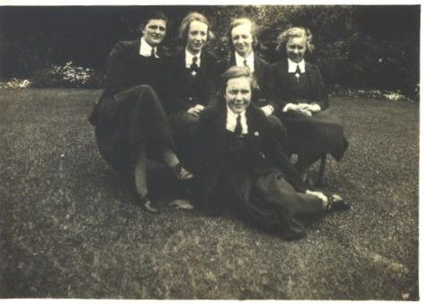 Margaret, Heather, Gwen, Betty and Enid, 1935