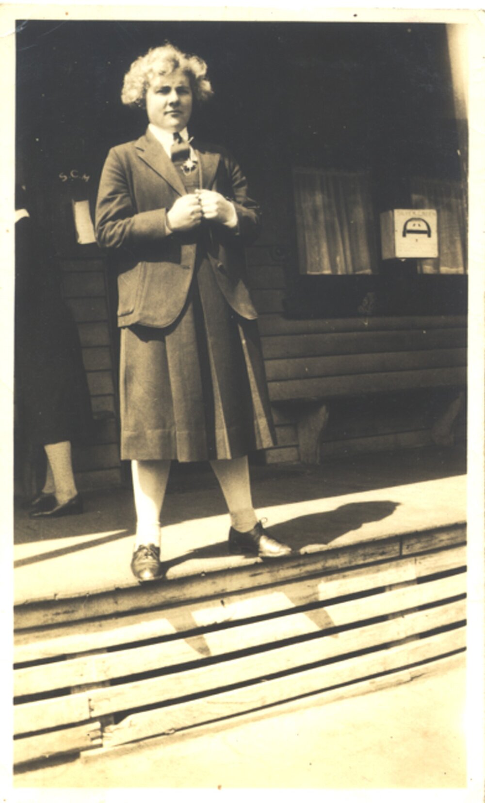 Student on Verandah, 1936