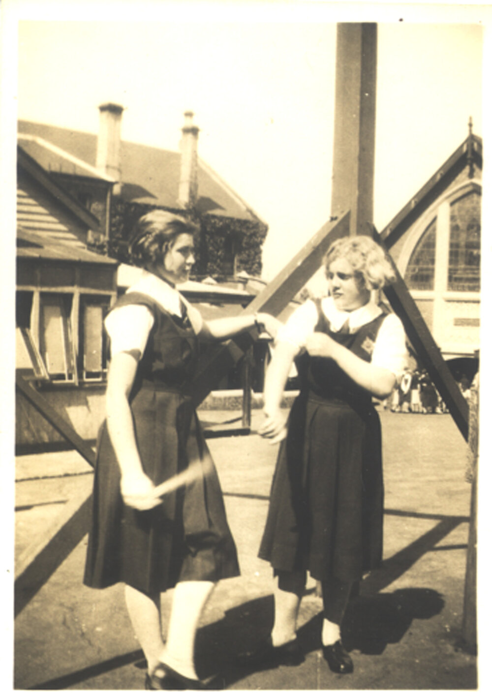 Students Playing Game, 1936