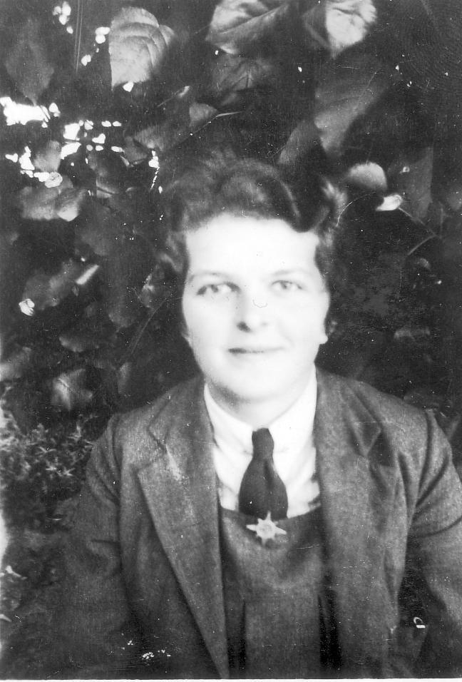 Photograph of Pat Greer in uniform, c.1940s.