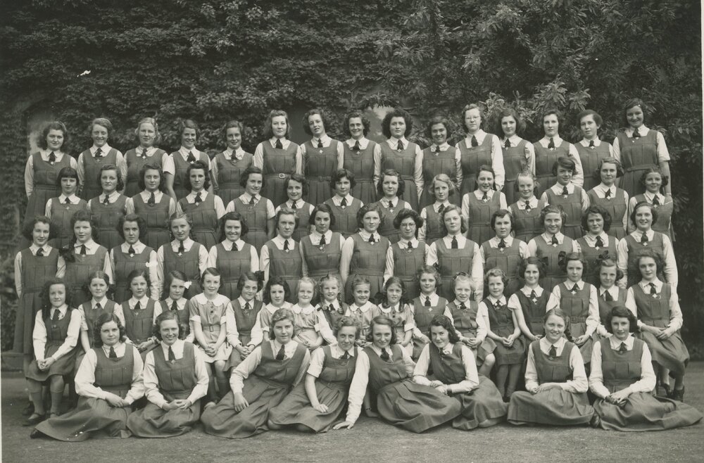 Photo of Daughters and Granddaughters of Old Collegians, 1942