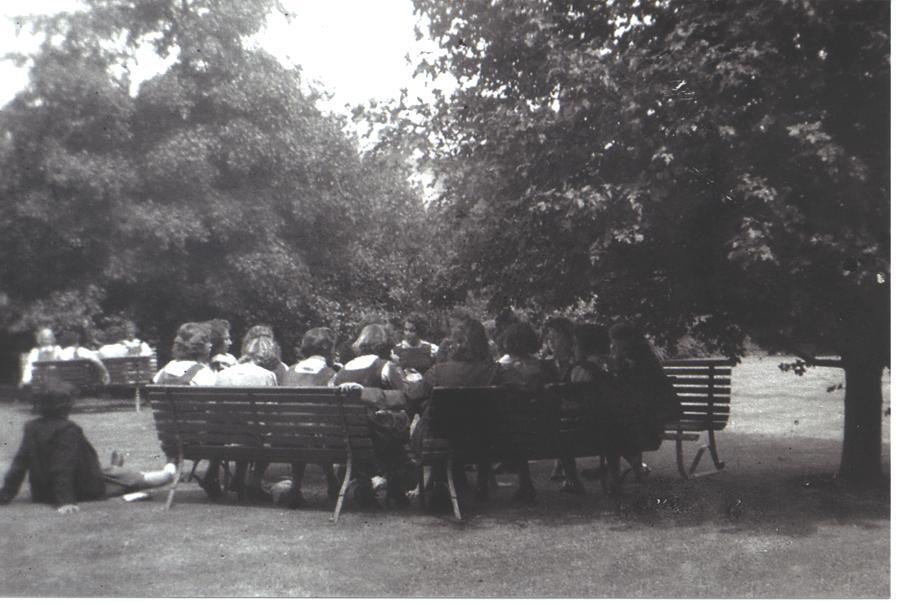 Photograph of Discussion Group, 1942