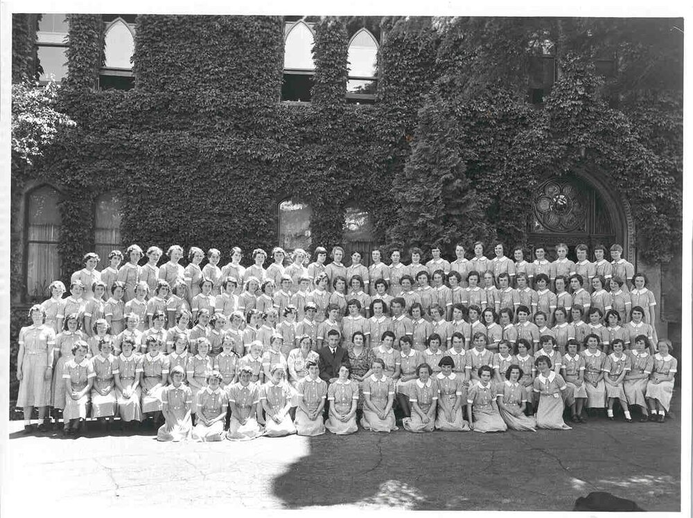 MLC Special Choir for the performance of the Children's Crusade, 1949