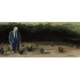 Man with Chooks