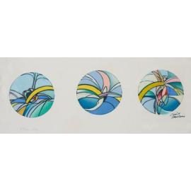 Untitled (three circular designs)