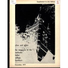 Silver and Green, December 1971