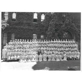 MLC Special Choir for the performance of the Children's Crusade, 1949