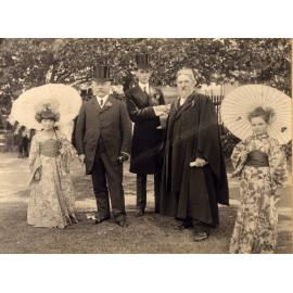 Photo of Gypsy Fete with Rev Dr Fitchett, Victoria Krome & others, 1907