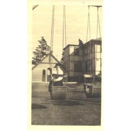 Student on Boat Swings, c.1918