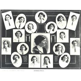 Science Students with Teacher from Prospectus, c.1918