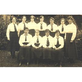 Photograph of prefects, 1917