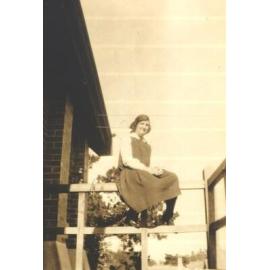 Fitchett Hall back entrance, 1924