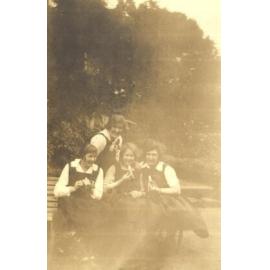 Bell Merrilees, Sylvia Jones, Isabel Gordon and Isabel Rodger, 1924