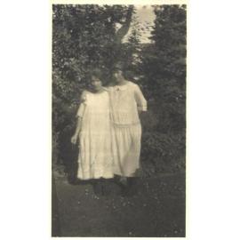 Isabel Rodger and friend, 1924