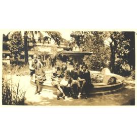 Group at Fountain, c.1929
