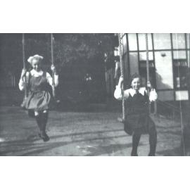 Junior School Students on Swings, c.1925