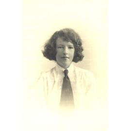 Portrait of Winsome Stuart Senior Prefect, 1925