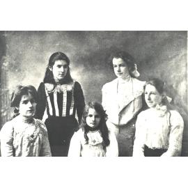 Some College Faces, c.1896 (first photo of star)