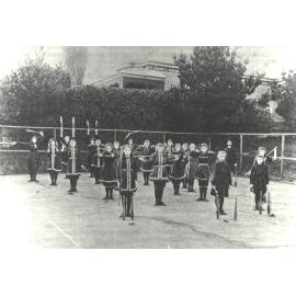 Gymnastics Class outside, c.1890